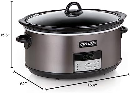Crock-Pot 8 Quart Programmable Slow Cooker with Auto Warm JOY9