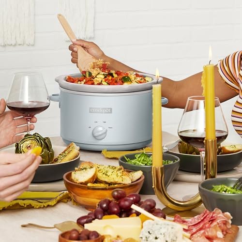 Crock-Pot 4.5 Quart Manual Slow Cooker – Macaroon Blue (Ready 59)