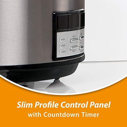 Crock-Pot 8 Quart Programmable Slow Cooker with Auto Warm (Fresh 75)