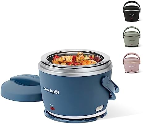 Crock-Pot Electric Lunch Box Food Warmer 20oz – Faded Blue (Fresh 91)
