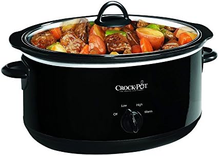 Crock-Pot 8 Quart Manual Slow Cooker – Black (Fresh 51)