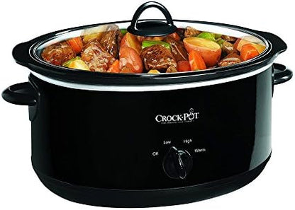 Crock-Pot 8 Quart Manual Slow Cooker – Black (Fresh 51)