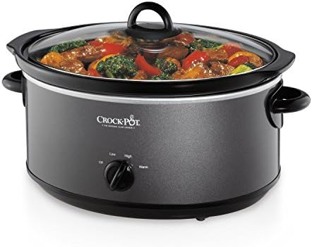 Crock-Pot 7 Quart Slow Cooker – Charcoal (New 56)