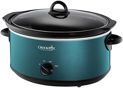Crock-Pot 7 Quart Manual Slow Cooker – Turquoise (Select 23)