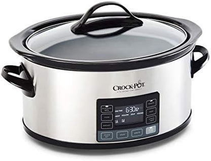 Crock-Pot MyTime 6 Quart Programmable Slow Cooker (Bright 19)