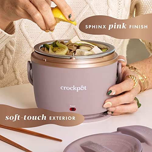 Crock-Pot Electric Lunch Box Food Warmer 20oz – Blush Pink (Select 66)