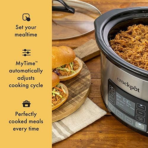 Crock-Pot MyTime 6 Quart Programmable Slow Cooker 9XJH