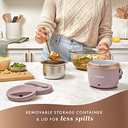 Crock-Pot Electric Lunch Box Food Warmer 20oz – Blush Pink (Select 66)