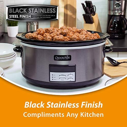 Crock-Pot 8 Quart Programmable Slow Cooker with Auto Warm (Fresh 75)