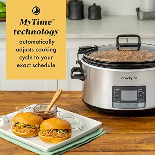 Crock-Pot 7 Quart Portable Programmable Slow Cooker with Timer 68FF