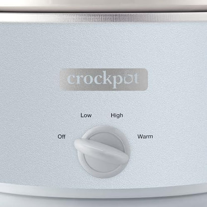 Crock-Pot 4.5 Quart Manual Slow Cooker – Macaroon Blue (Ready 59)