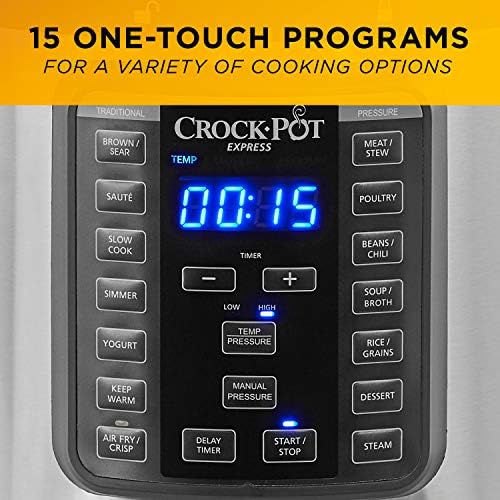 Crock-Pot Express Crisp 8 Quart 10-in-1 Pressure Cooker (Prime 99)