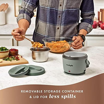 Crock-Pot Portable Electric Lunch Box Food Warmer – Green (Daily 74)