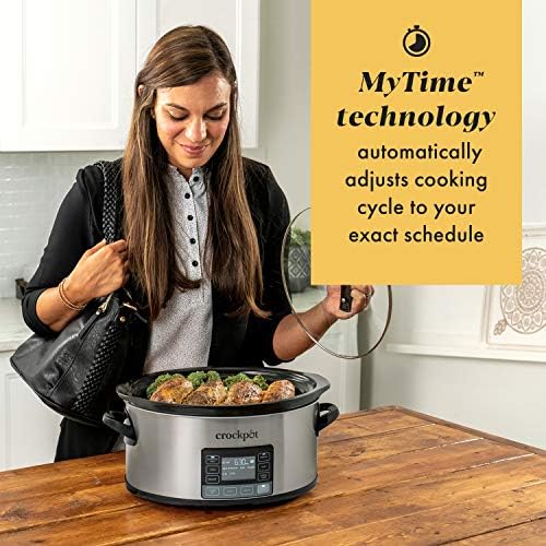 Crock-Pot MyTime 6 Quart Programmable Slow Cooker (Bright 19)