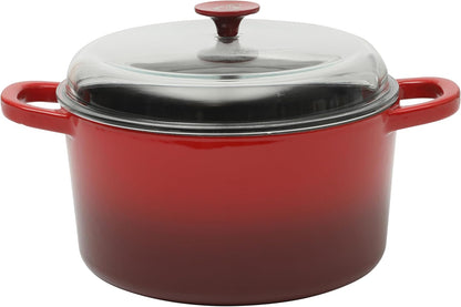 Crock-Pot 3 Quart Enameled Cast Iron Dutch Oven – Aqua (Select 57 Extra)
