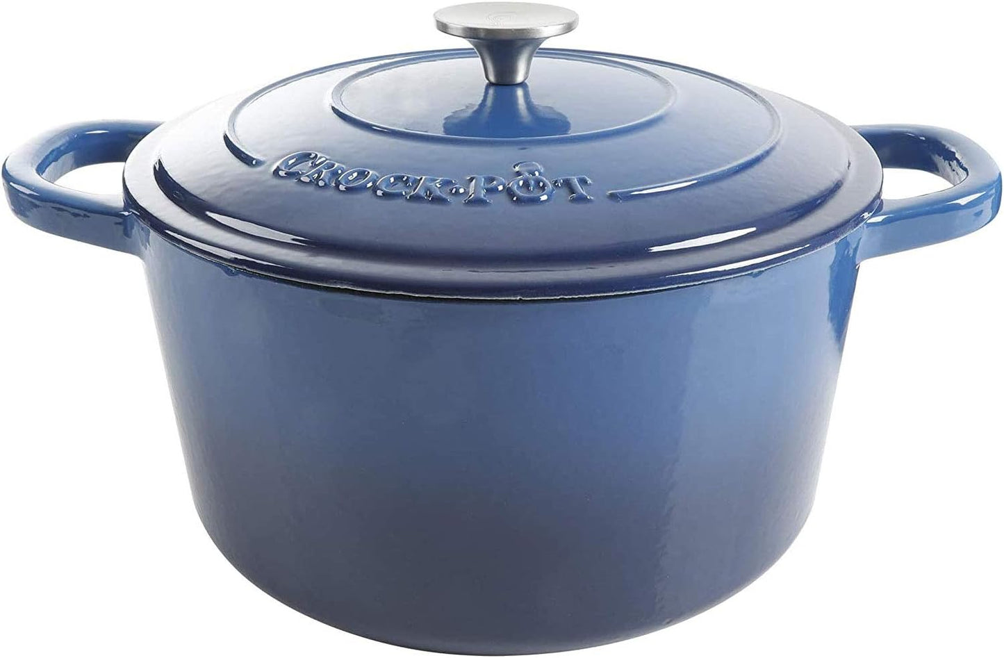 Crock-Pot 3 Quart Enameled Cast Iron Dutch Oven – Aqua (Select 57 Extra)