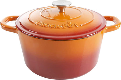 Crock-Pot 3 Quart Enameled Cast Iron Dutch Oven – Aqua (Classic 48)
