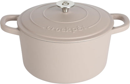 Crock-Pot 3 Quart Enameled Cast Iron Dutch Oven – Aqua (Classic 48)