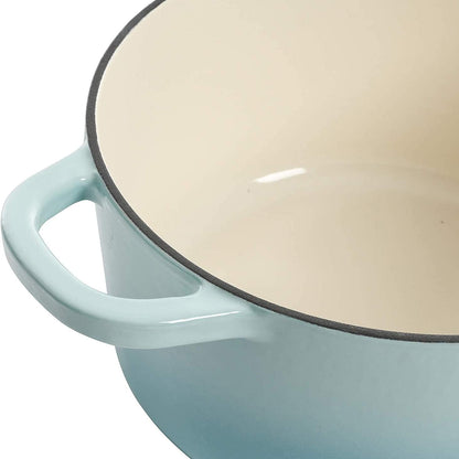 Crock-Pot 3 Quart Enameled Cast Iron Dutch Oven – Aqua (Classic 48)