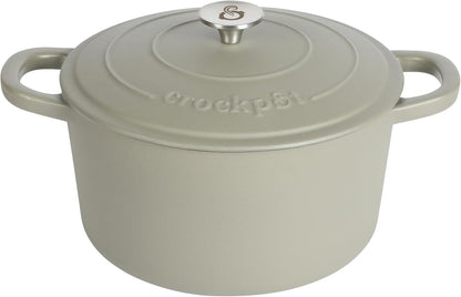 Crock-Pot 3 Quart Enameled Cast Iron Dutch Oven – Aqua (Select 57 Extra)