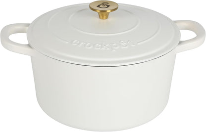Crock-Pot 3 Quart Enameled Cast Iron Dutch Oven – Aqua (Classic 48)
