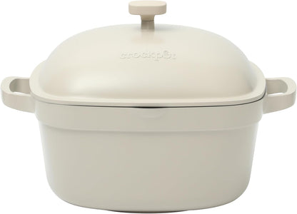 Crock-Pot 3 Quart Enameled Cast Iron Dutch Oven – Aqua (Classic 48)