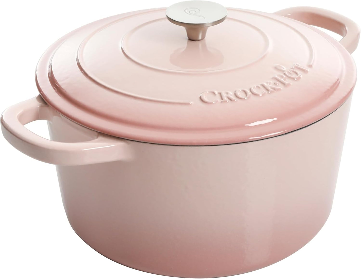 Crock-Pot 3 Quart Enameled Cast Iron Dutch Oven – Aqua (Classic 48)