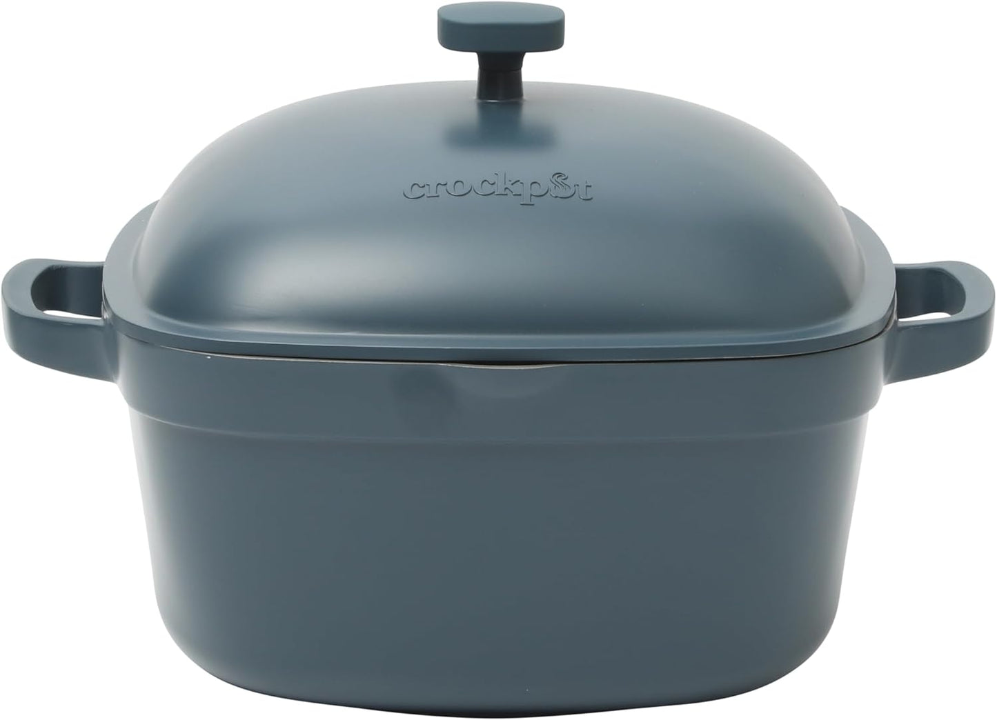 Crock-Pot 3 Quart Enameled Cast Iron Dutch Oven – Aqua (Select 57 Extra)